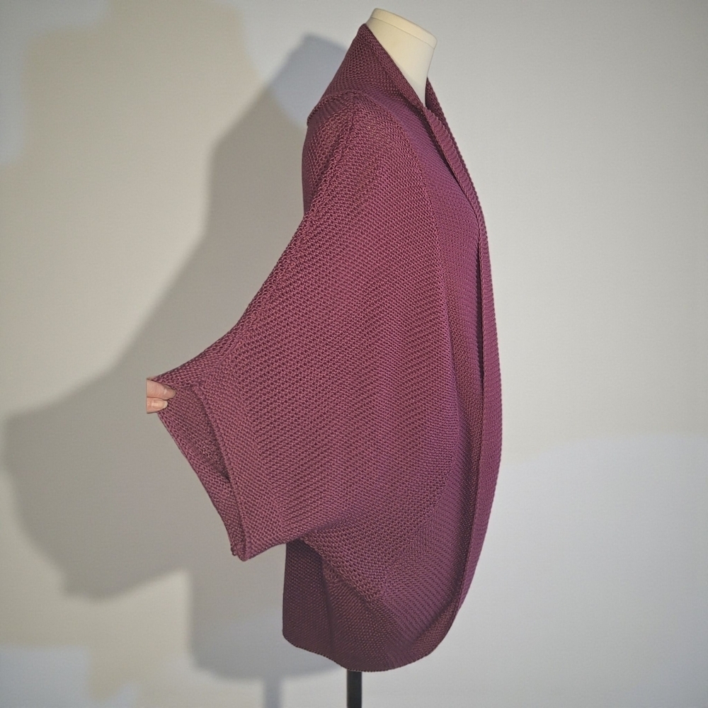 Lane Bryant - 18/20 Plum Open-Front Shrug - Picture 4 of 9